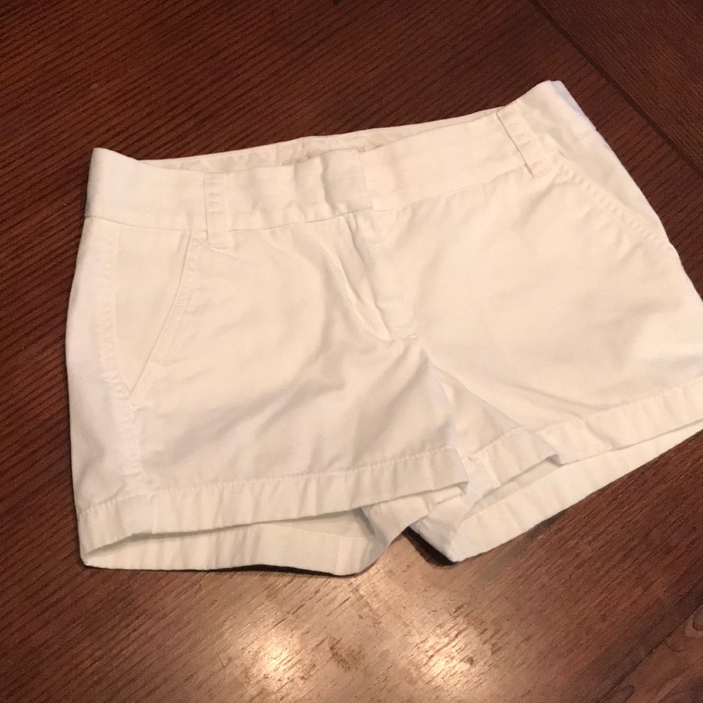 J.crew white chino shorts